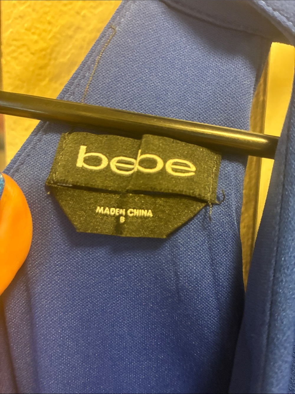 bebe cobalt Blue Halter Midi Dress with Flared Hem NWT - Picture 9 of 14